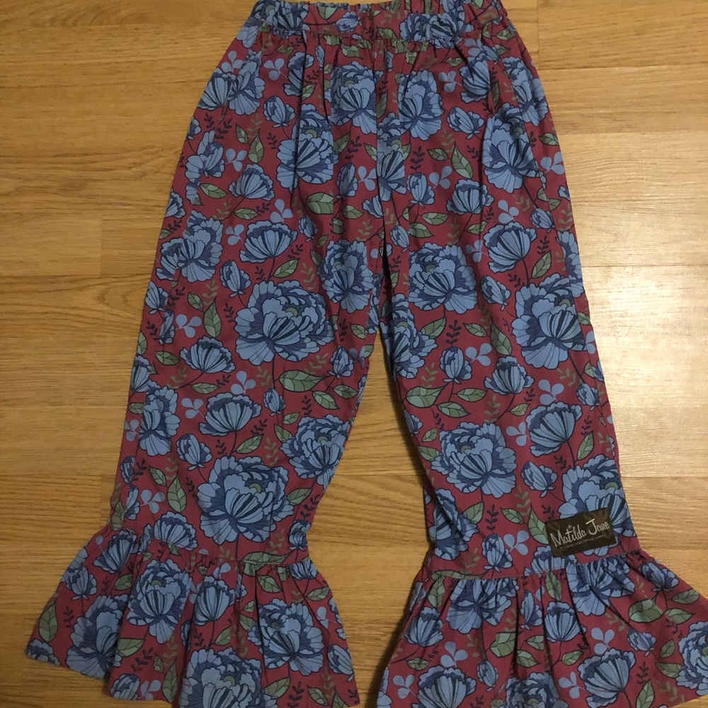 “Matilda Jane” ruffles size 8 with adjustable waist